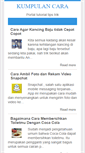 Mobile Screenshot of kumpulancara.com