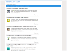 Tablet Screenshot of kumpulancara.com